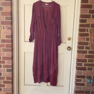 Rust colored boho dress